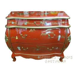 Commode chinoise laquée...