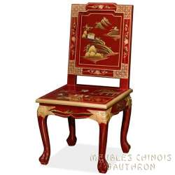 Chaise chinoise laquée