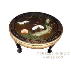 Table basse ronde chinoise...